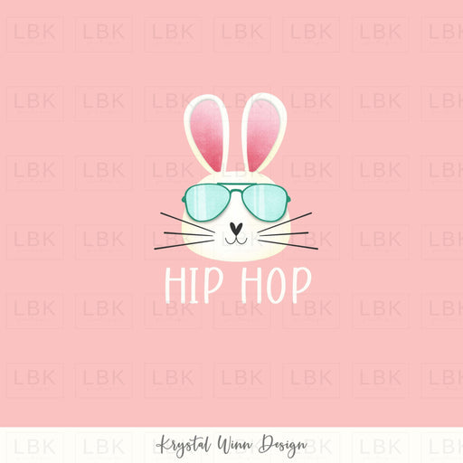 Hoppy Easter Panel- Hip Hop Peach