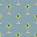 Palm Trees Island Blue