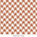 Puppy Love Vertical Houndstooth Red