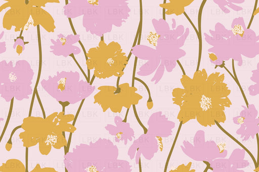 2022 Summer Play_Frilly Floral In Lilac And Mustard