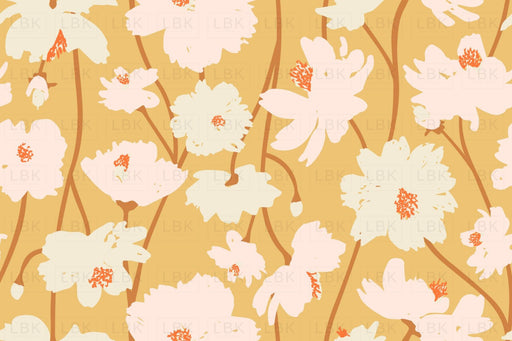 2022 Summer Play_Frilly Floral In Pink And Mustard.