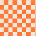 2022 Summer Play_Retro Checkerboard In Bright Orange
