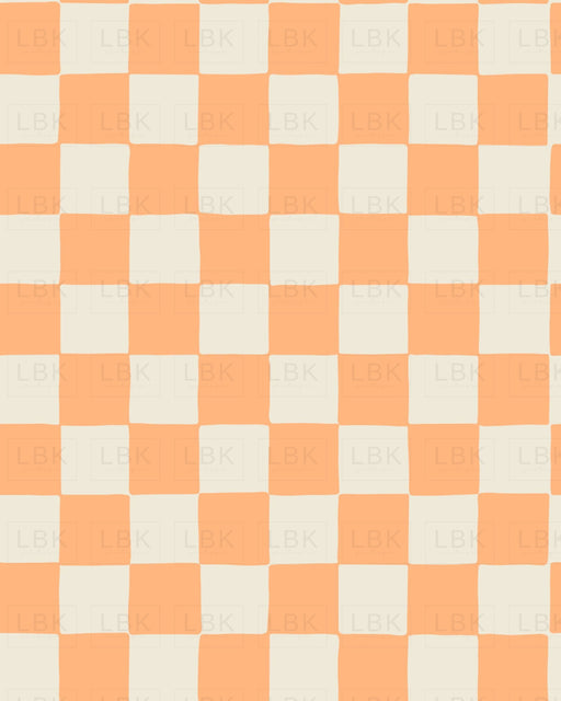 2022 Summer Play_Retro Checkerboard In Peach