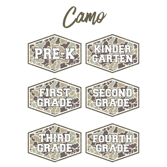 Camo School Grade DTF Deal