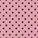 5 Polka Dot Black on Pink