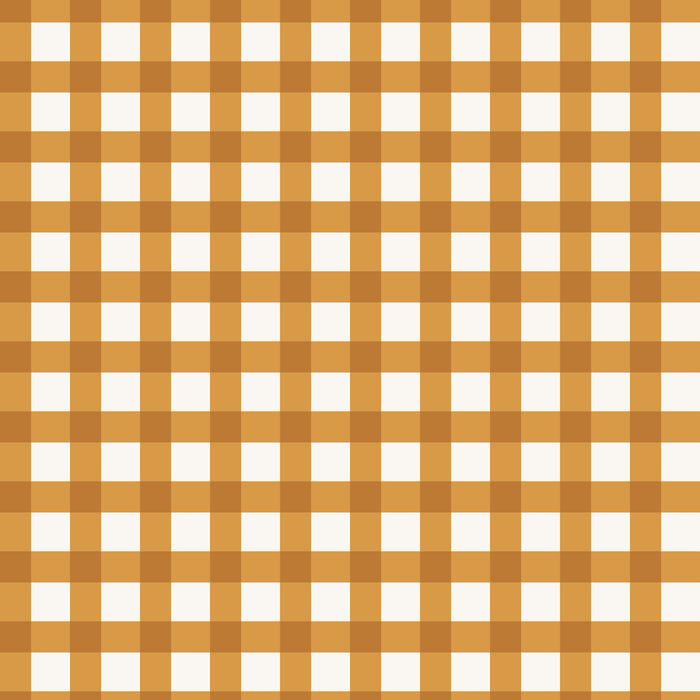 5 Gingham Gold Gingham