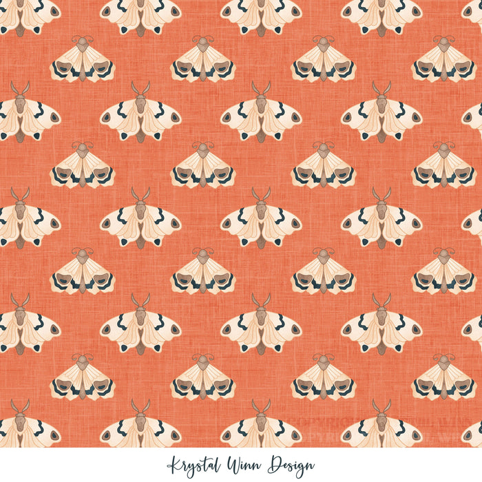 Apothecary Moths Orange