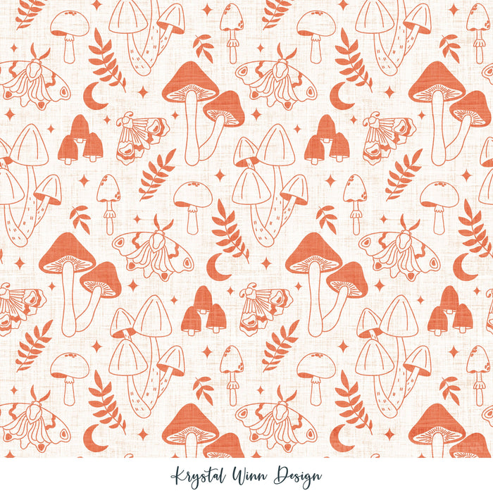 Apothecary Mushrooms Orange