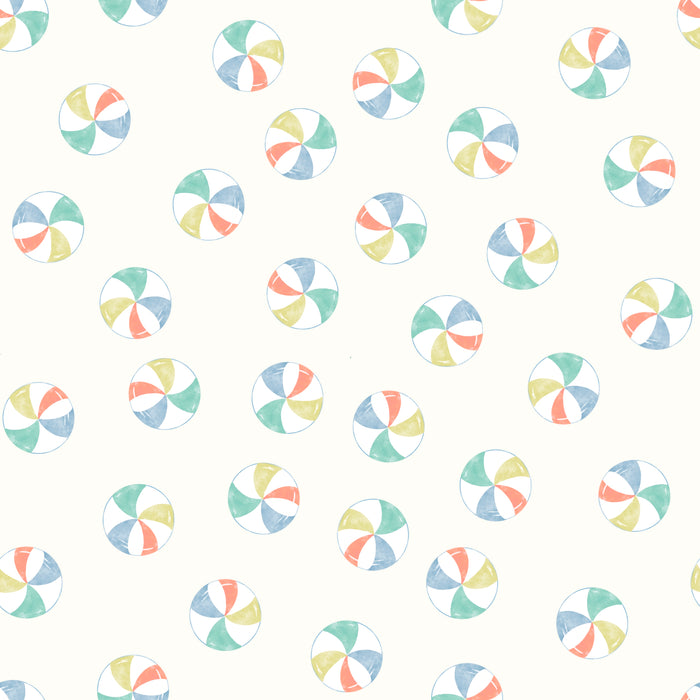 Beach ball dots cream