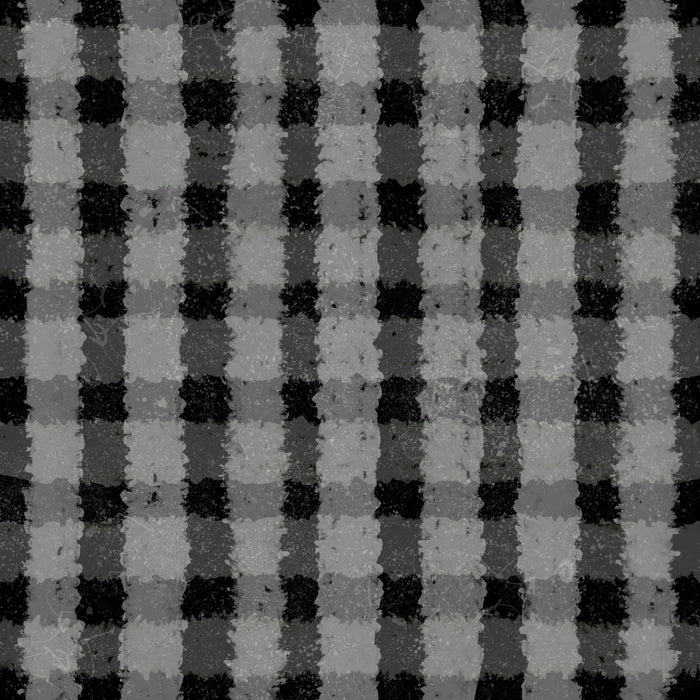 Black gray plaid