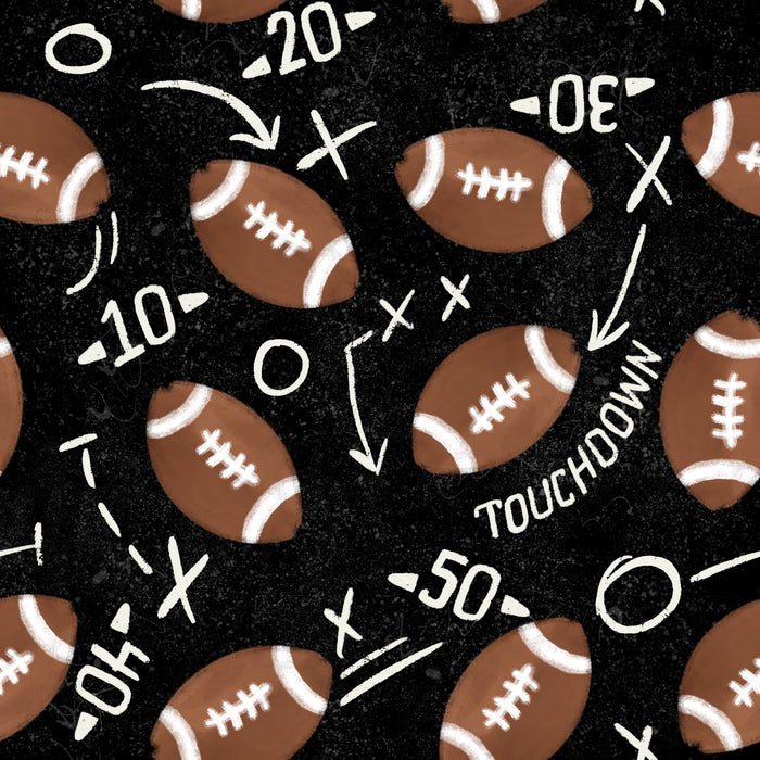 Black touchdown terrain