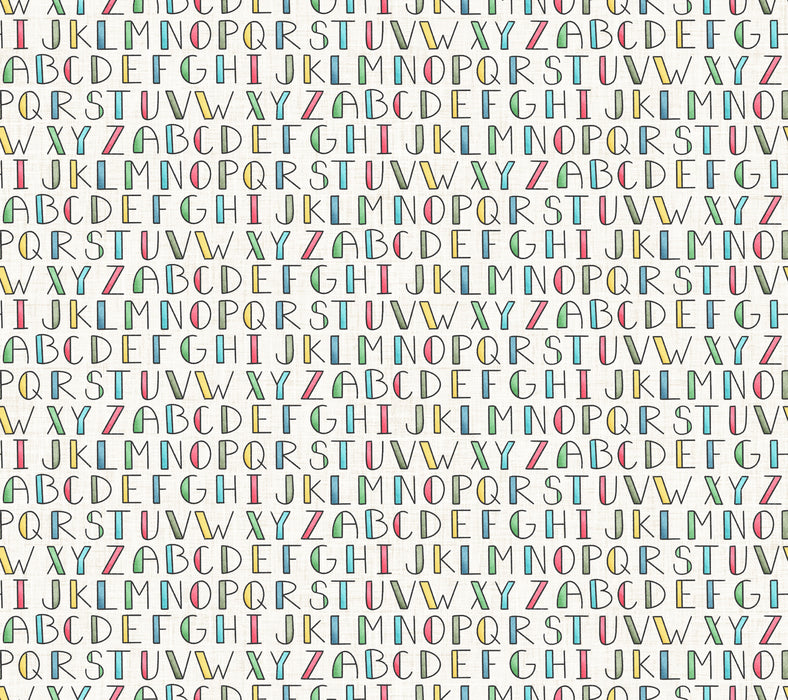 Book Worm Alphabet White