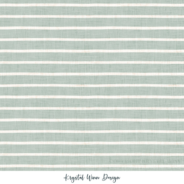 Apothecary Stripe Green