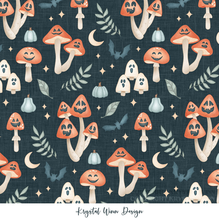 Apothecary Spooky Mushrooms Midnight