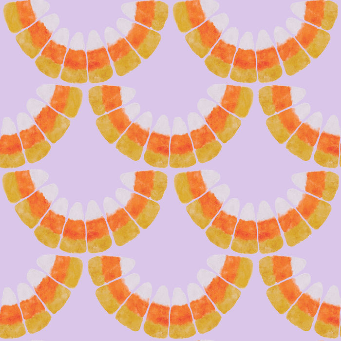 Candy corn scallop - ghosted lavender