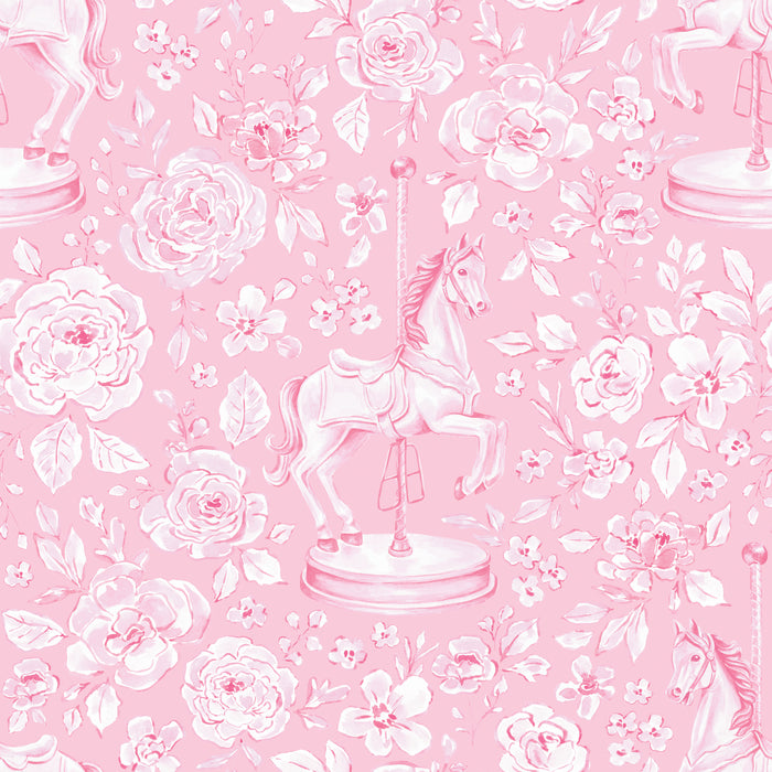 CateandRainn_JulietteCoquette_Pink_CarouselHorse_Floral_Pink_RGB
