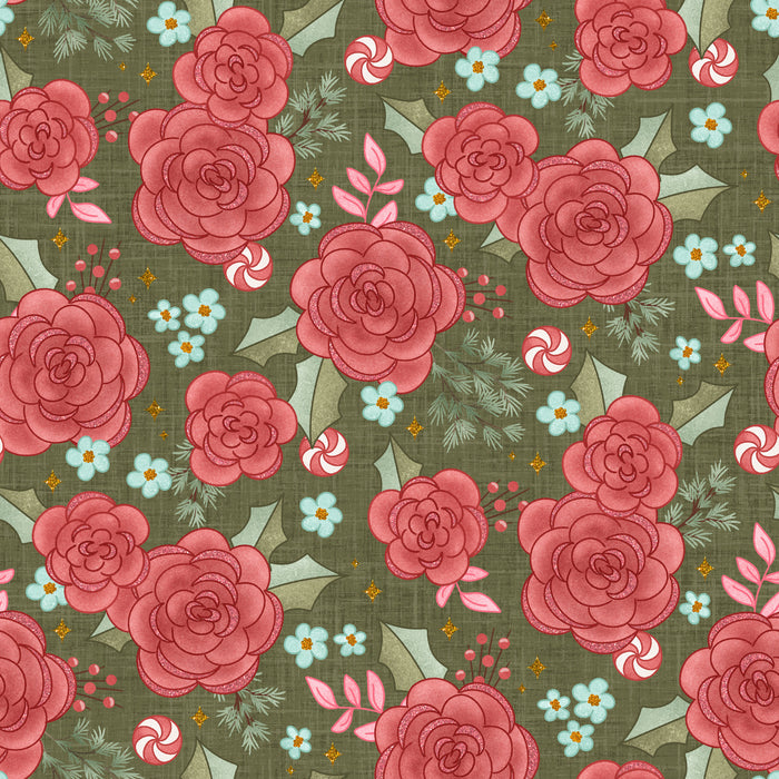 Christmas Cookie Floral Forest