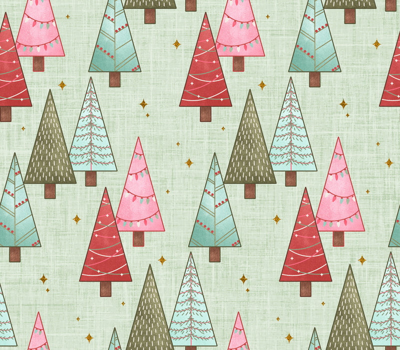 Christmas Cookie Trees Hot Mint