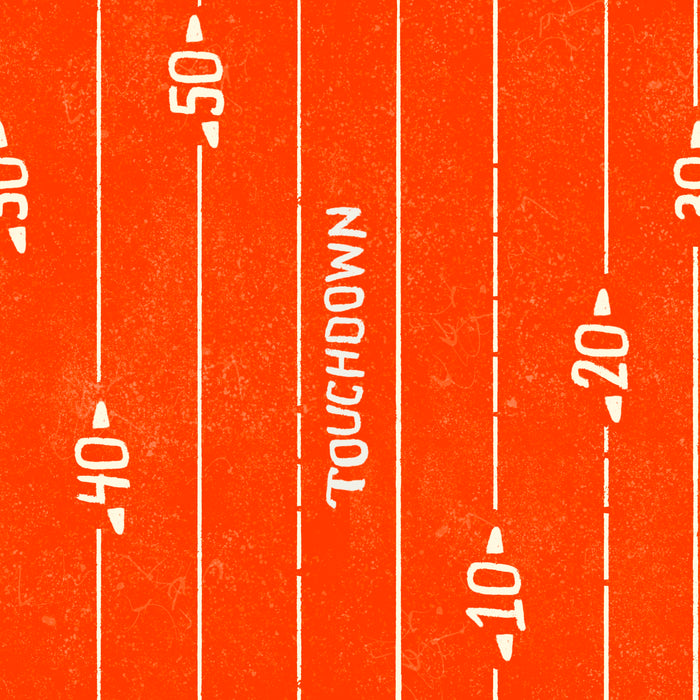 Cincinnati orange touchdown stripe