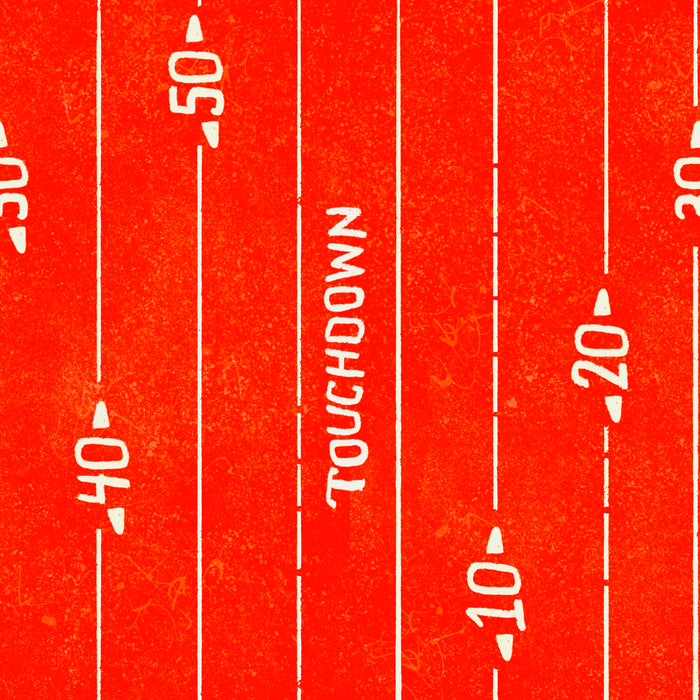 Cleveland orange touchdown stripes
