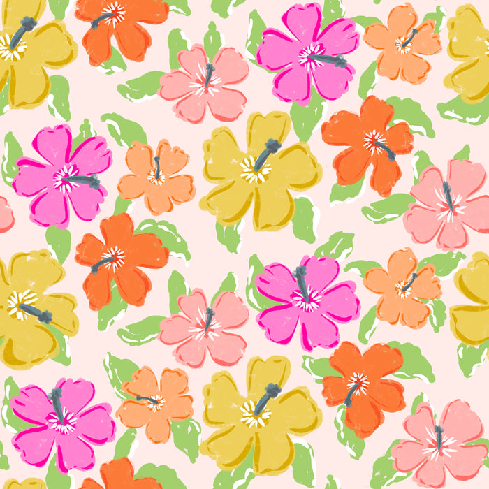 Coastal blooms lt pink green leaves
