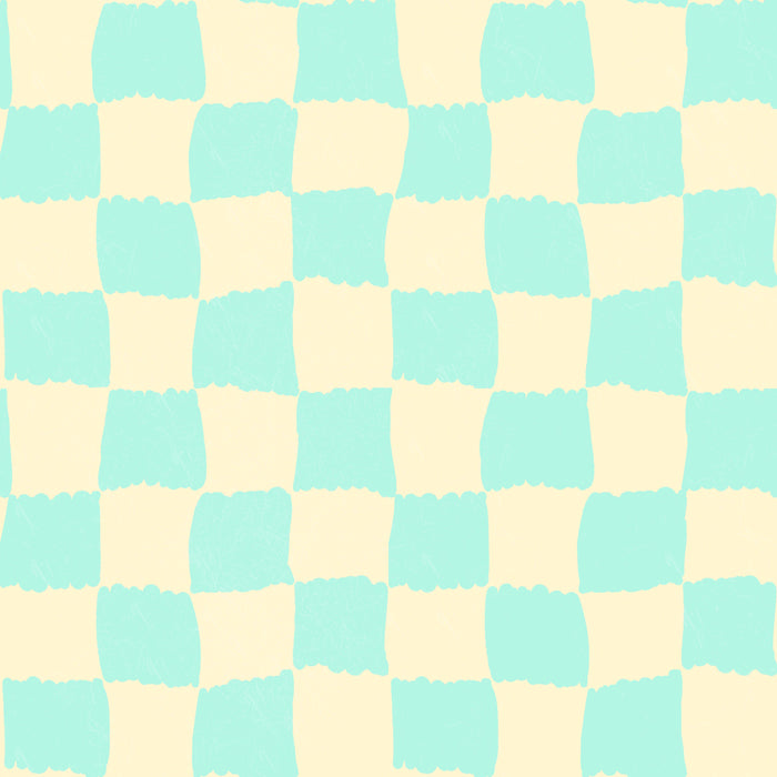 Coastal clubhouse check aqua lt yellow