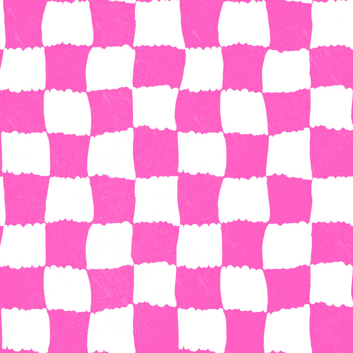 Coastal clubhouse check pink white