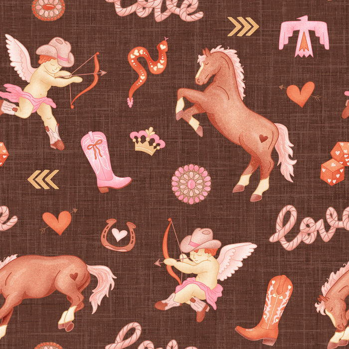 Cowboy Valentine Brown