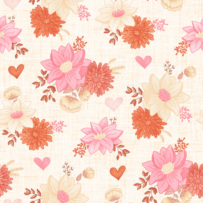 Cowboy Valentine Floral Cream