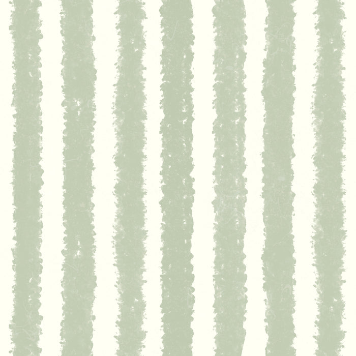 Cream dark sage stripe
