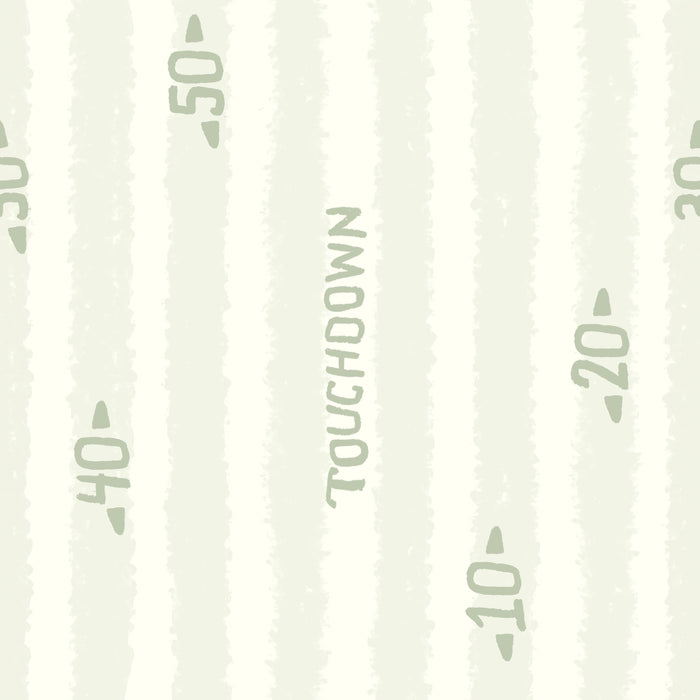 Cream light sage touchdown stripe