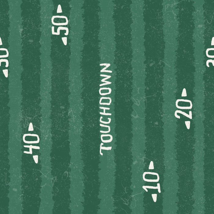 Dark green touchdown stripe