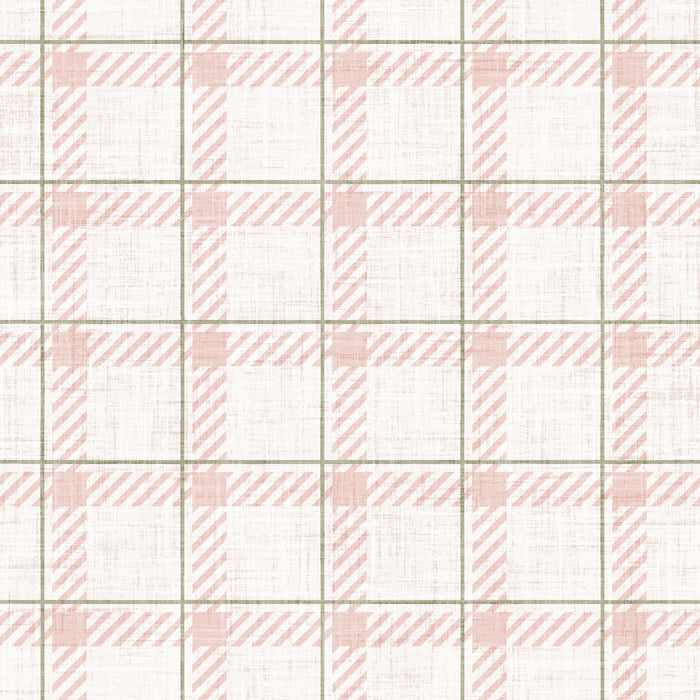 Dear Santa Plaid Pink