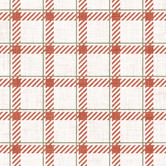 Dear Santa Plaid Red