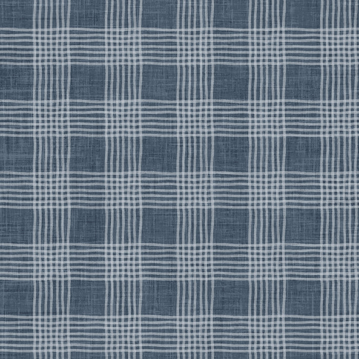 Dear Santa Simple Plaid Navy