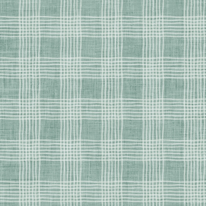 Dear Santa Simple Plaid Teal