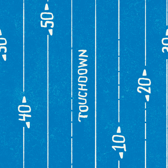 Detroit blue touchdown stripe