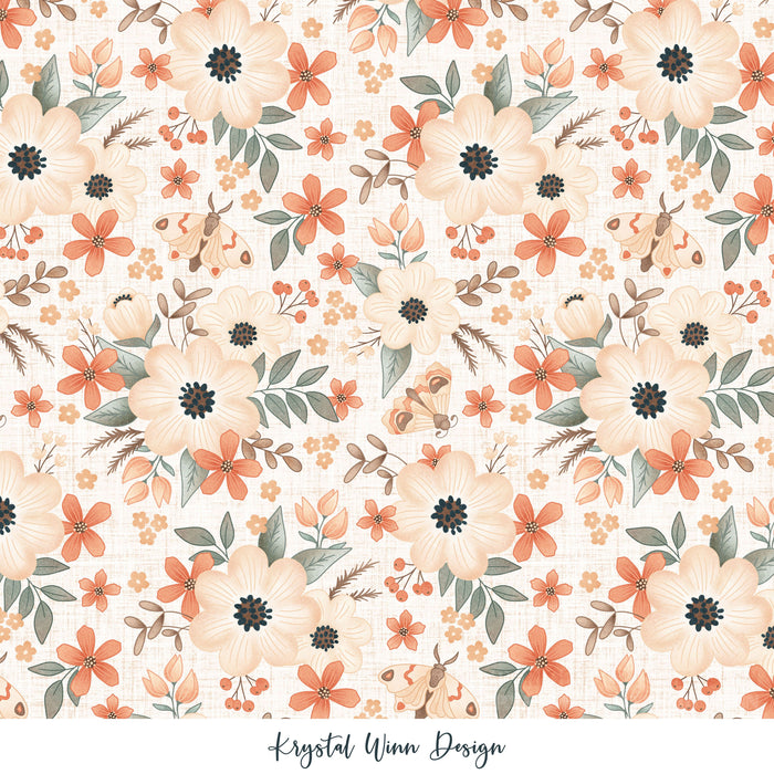 Apothecary Floral White