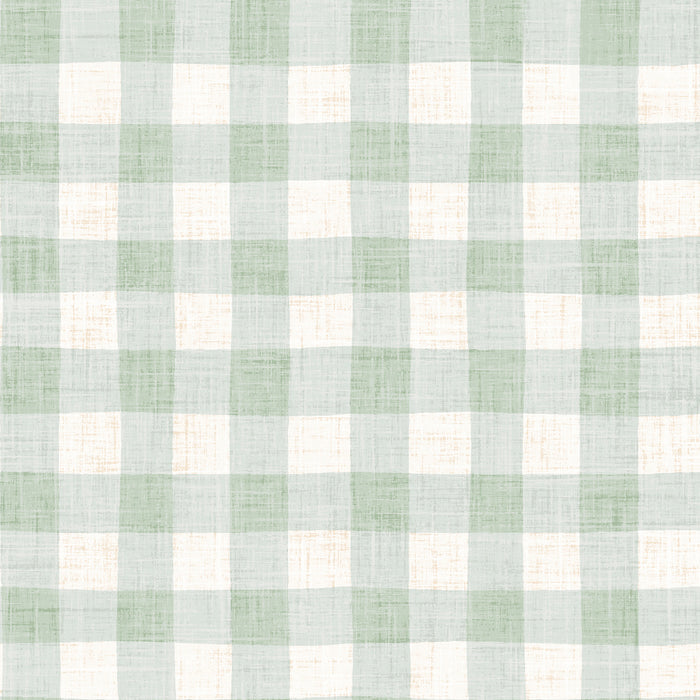 Farmyard Gingham Green