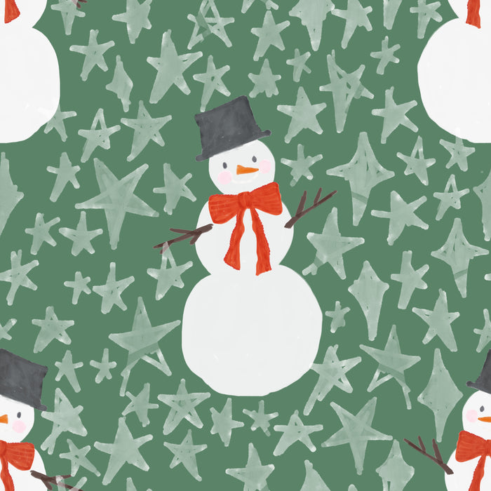 Festive Snowman-Pine