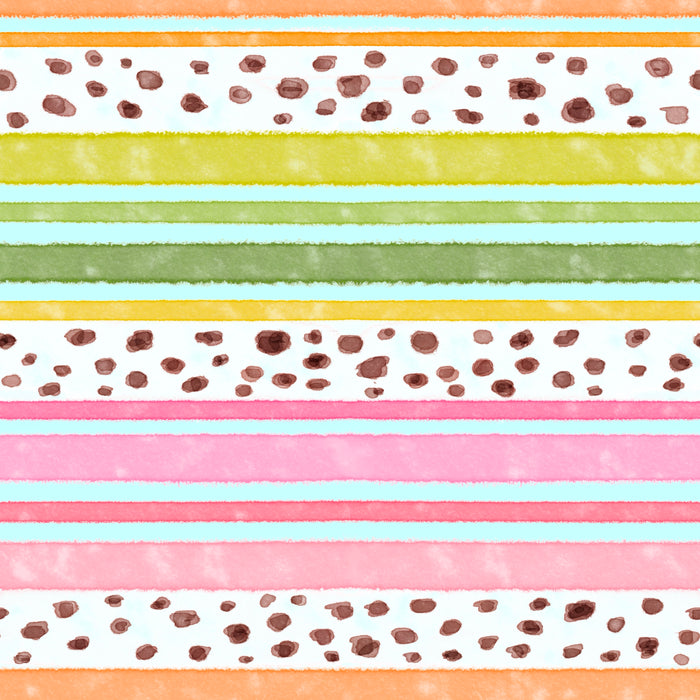 Freckled stripe light aqua