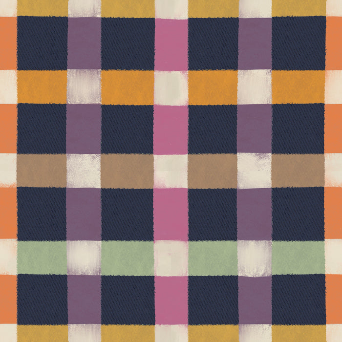 Girls twill multi plaid