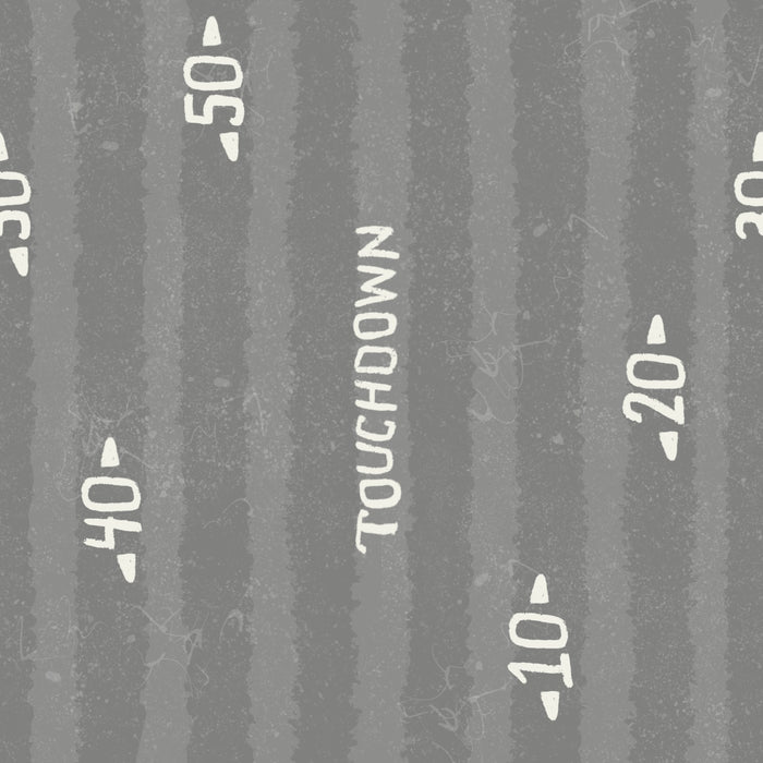Gray touchdown stripe