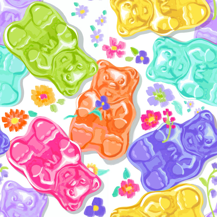 Gummy bear garden party white