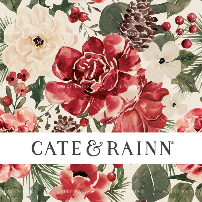 ChristmasFloral_Pinecone_Cream-