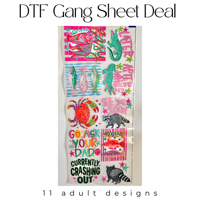 DTF Gang Sheet Deal – Pre-Designed & Discounted