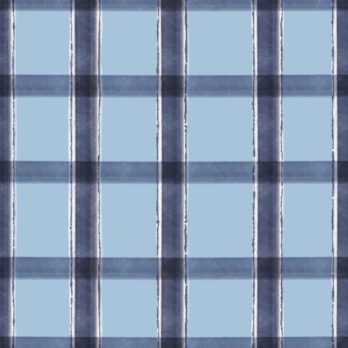 Heritage plaid-blue and faded navy