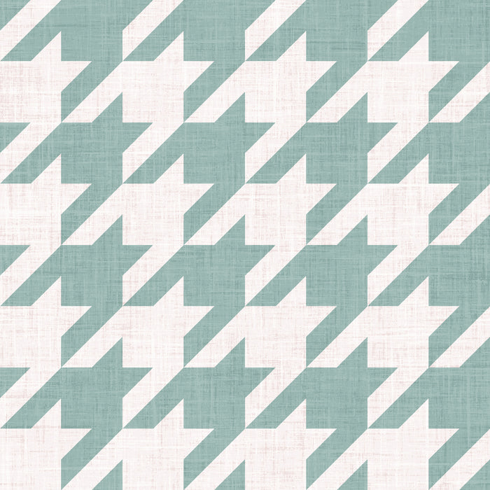 Holy Night Houndstooth Blue