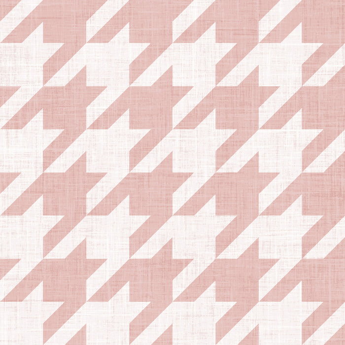 Holy Night Houndstooth Pink