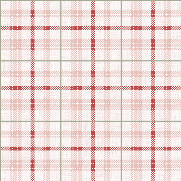 Holy Night Plaid Pink